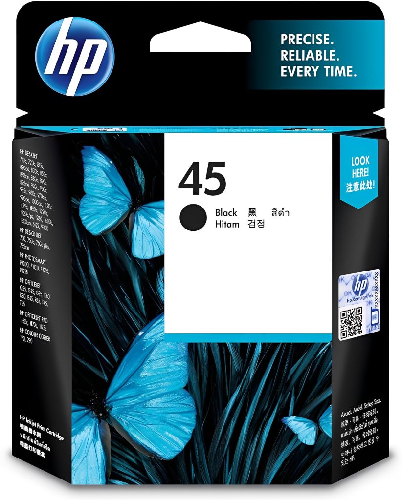 HP 45 Black Cartridge