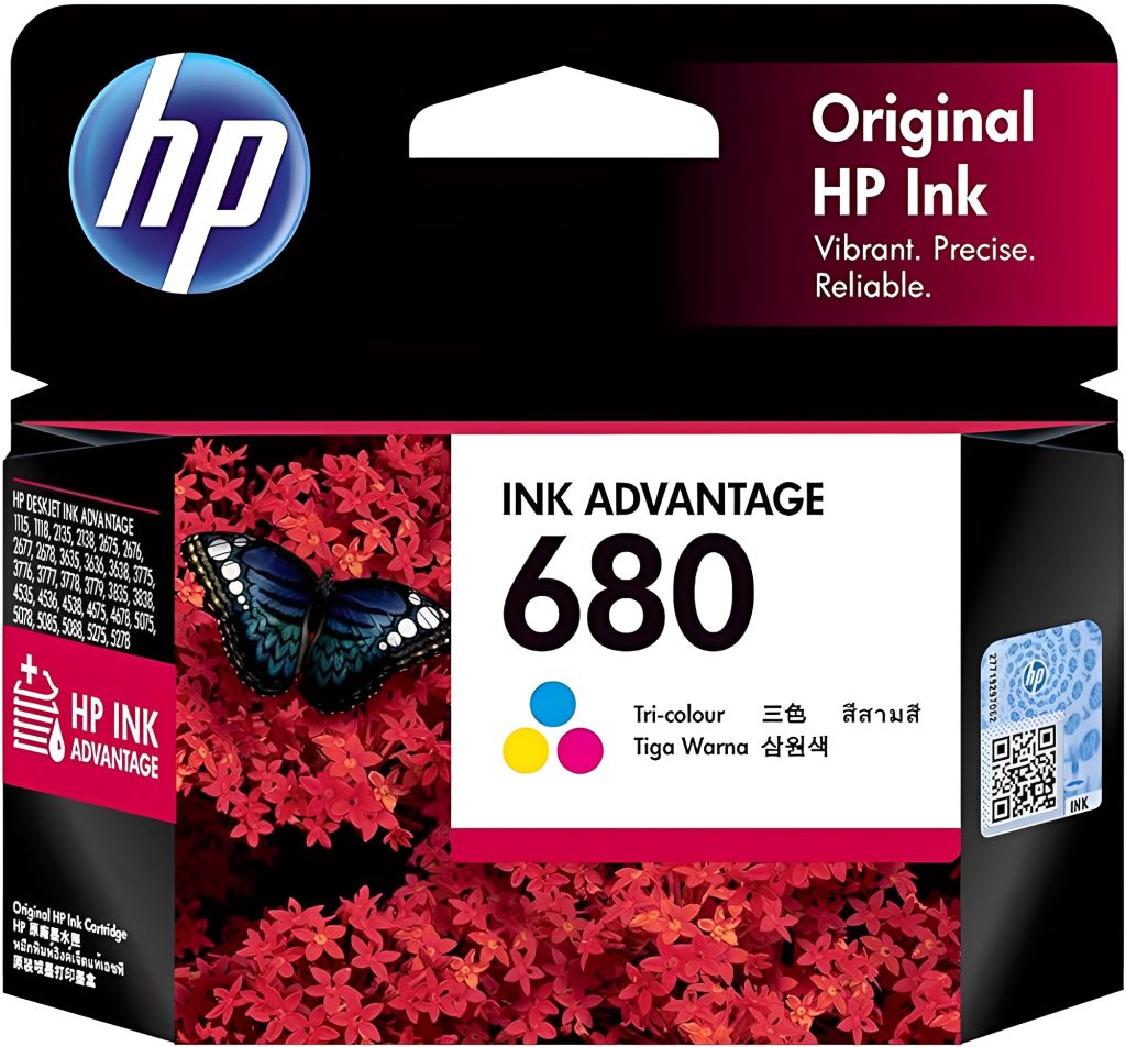 HP 680 Tri-color Cartridge