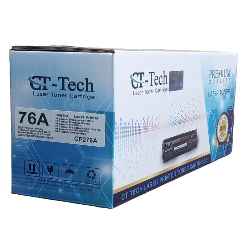 CT-Tech 76A (With Chip) Black Laser Toner Price In Bangladesh.