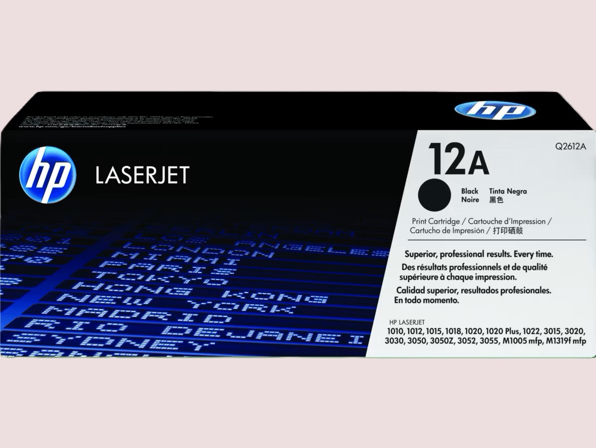 HP 12 Original Black Toner Cartridge