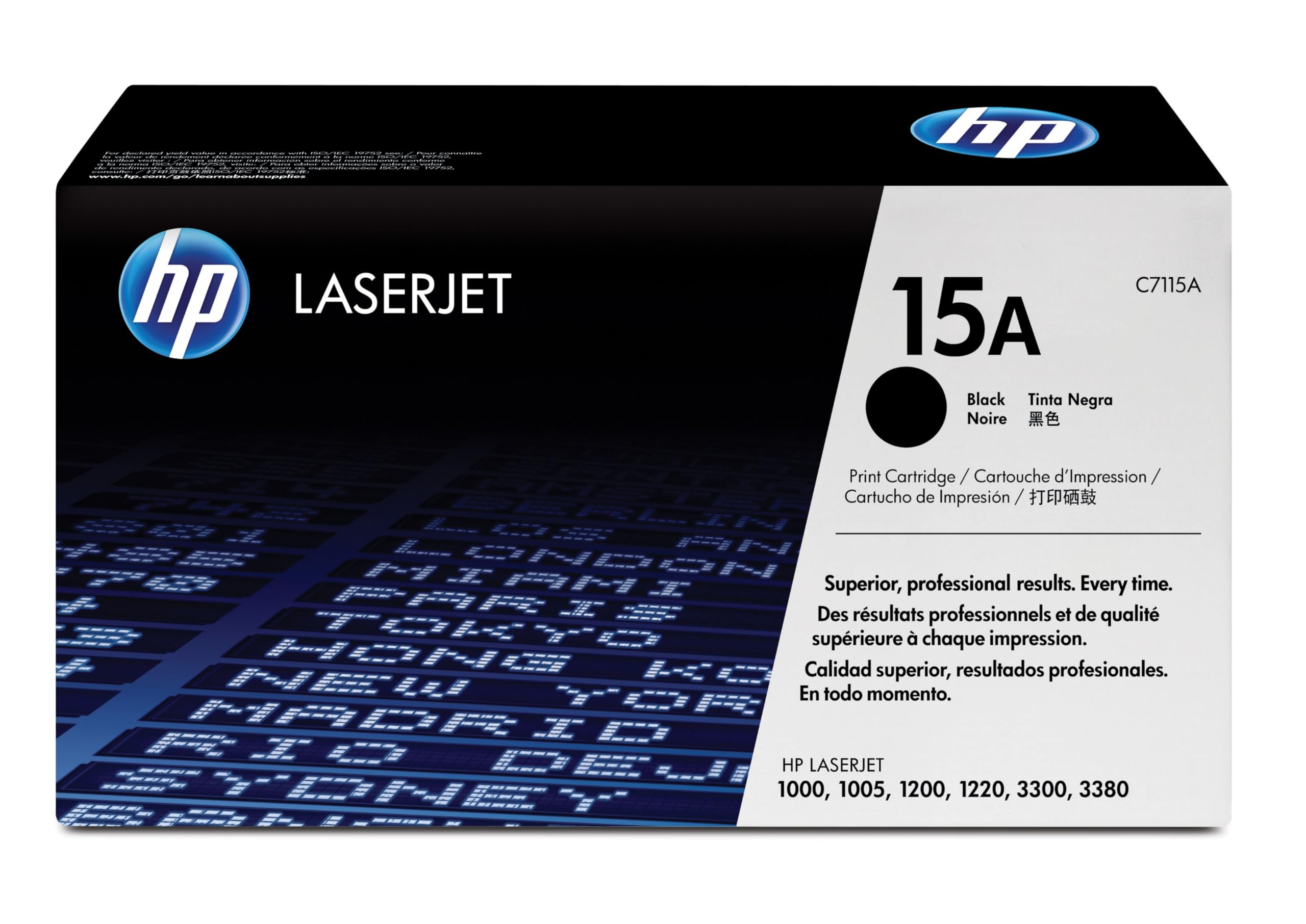 HP 15A Original Black Toner Cartridge (C7115A)