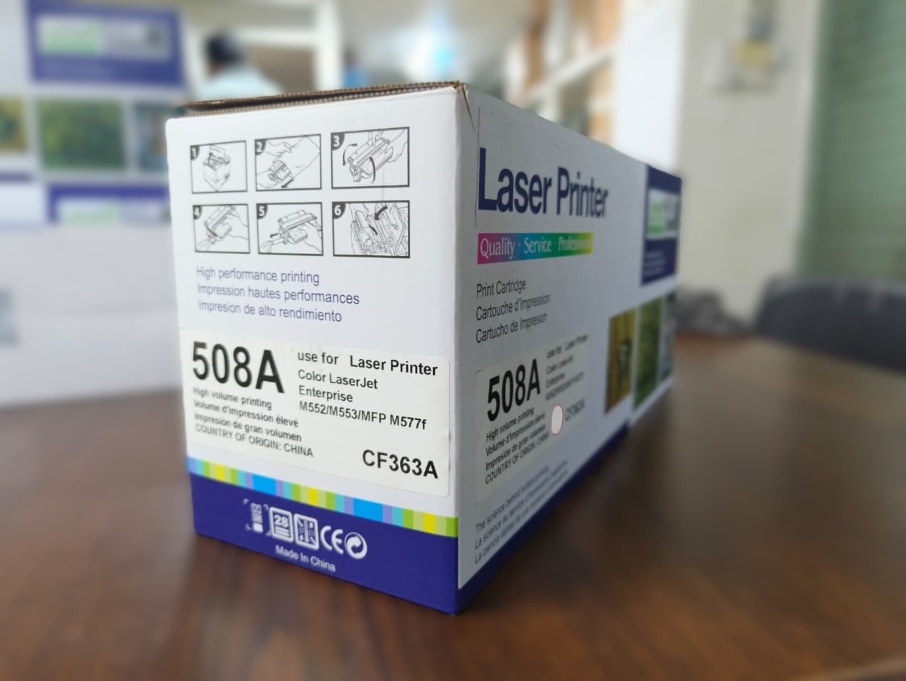 HP 508A Compatible Colour Toner Cartridge (Full Set) For HP M552, M553 & M577 Series Printers