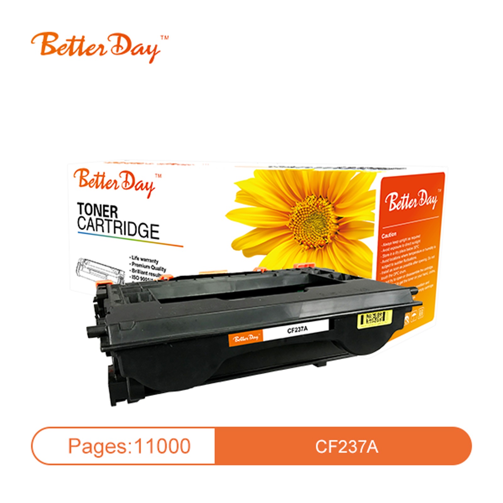 Better Day 37A (CF237A) Black Toner Cartridge