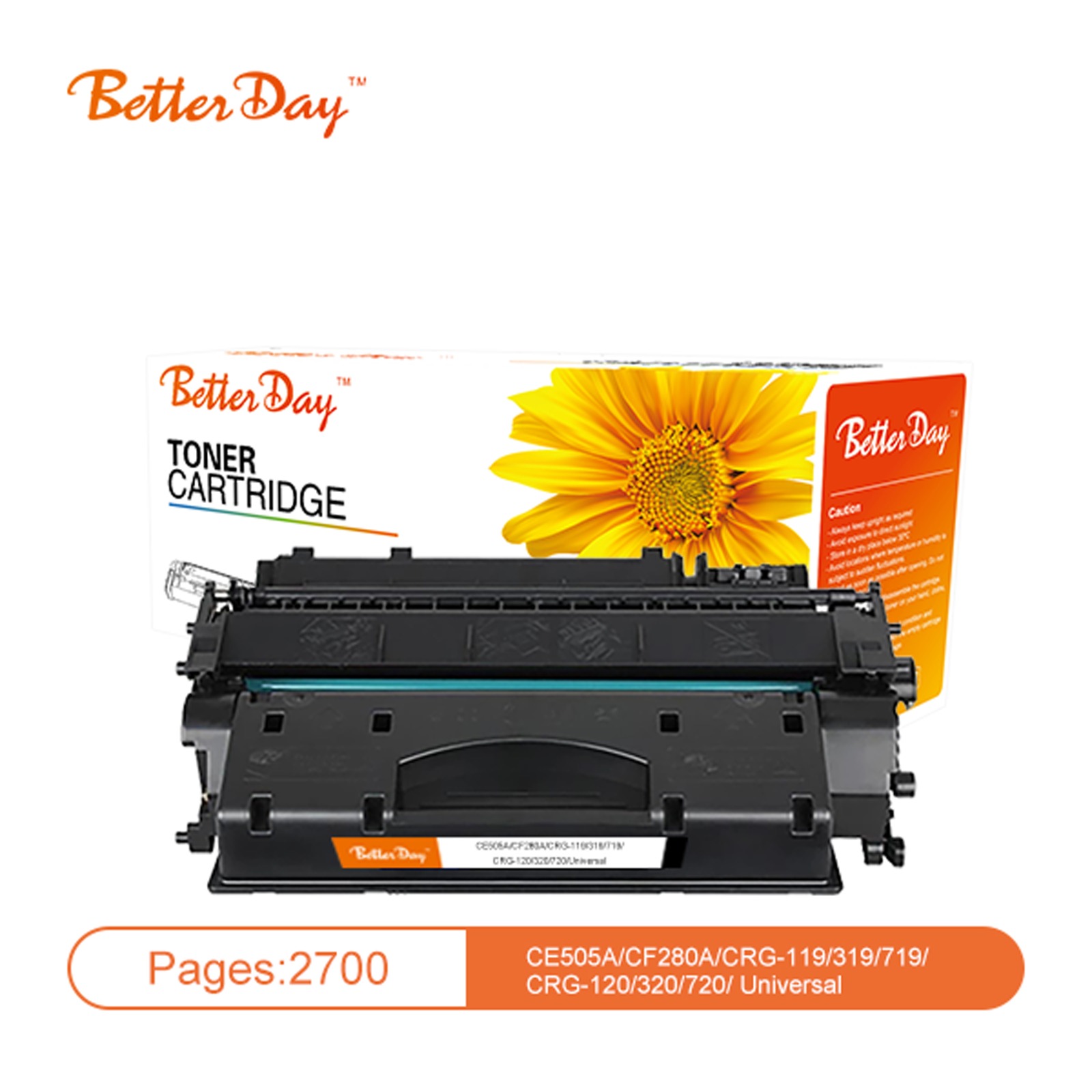 Better Day 05A / 80A Compatible Black Toner Cartridge
