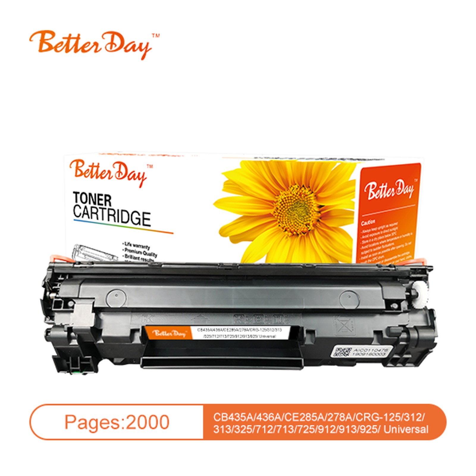 Better Day 85A (CE285A) Black Toner Cartridge
