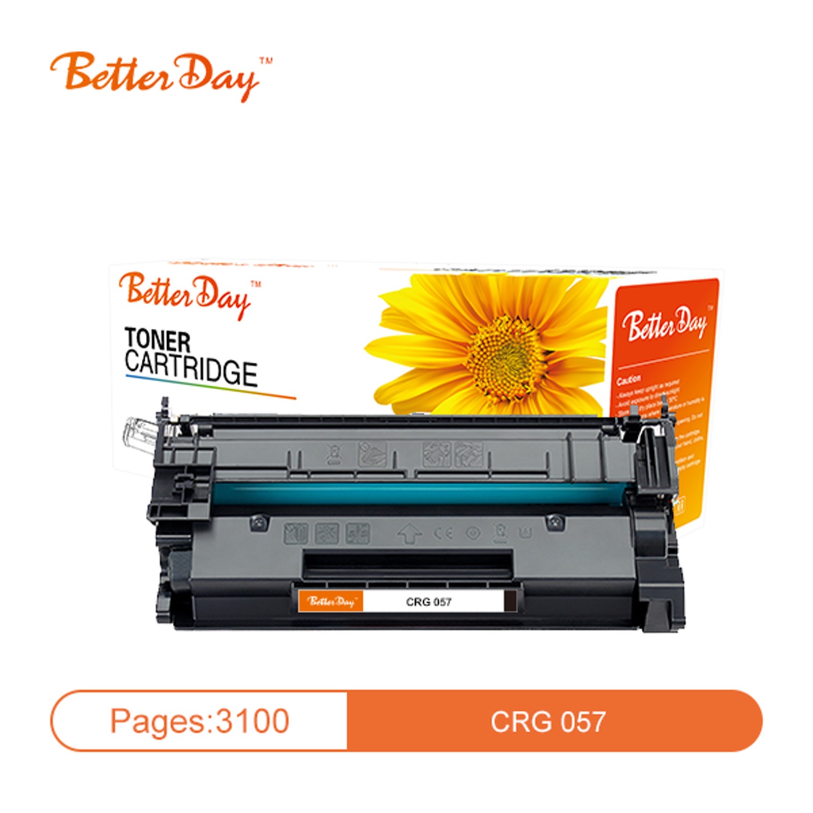 Better Day CRG-057 Compatible Black Toner Cartridge